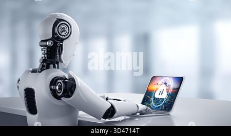 Cloud computing software for modish remote work and personal data storage Stock Photo