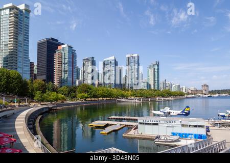 Harbour Air’s Downtown Vancouver Terminal in Vancouver, British Columbia, Canada Stock Photo