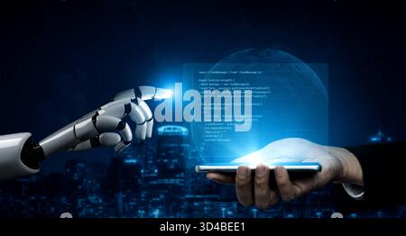 AI assistant enhance programming task manager functionality and automate user interface coding with improved error handling and interaction flow Vouch Stock Photo