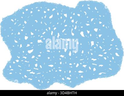 Fluid Chalk Squiggle Quote Frame Sketch Stock Vector