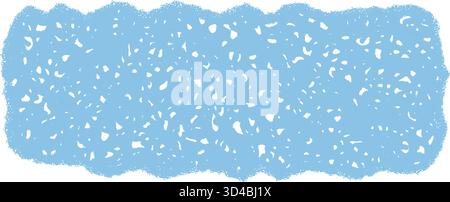 Blue Scribble Crayon Rectangle Quote Frame Stock Vector