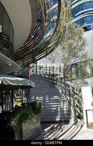 Darling Square Library, a contemporary building in Sydney, Australia ...