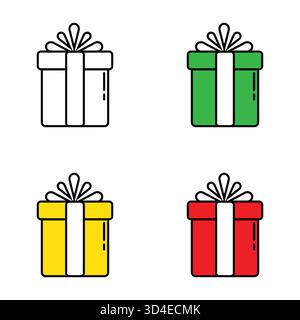 Vector template of gift box, affection, birthday, romantic, special, valentine Stock Vector