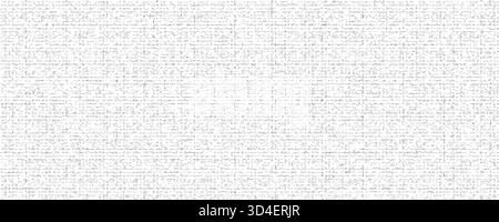 Grunge crosshatch texture with no background. Paper with a gray grid of crisscross scribbles and scratches. Burlap background. Editable vector illustr Stock Vector