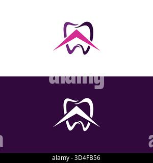 Dental Home Care Logo Concept Stock Vector