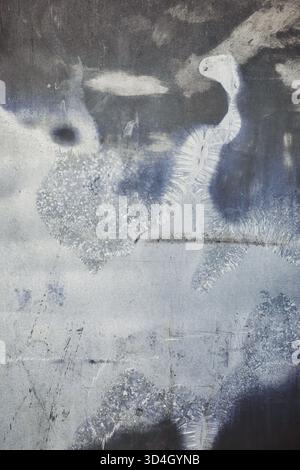 Photo of grungy steel sheet, abstract background. Stock Photo