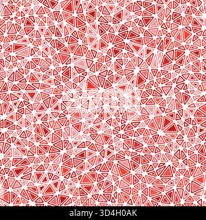 Triangle background with rounded solid shapes in frames. Features small-sized triangles in a monotone colored style. Stock Vector