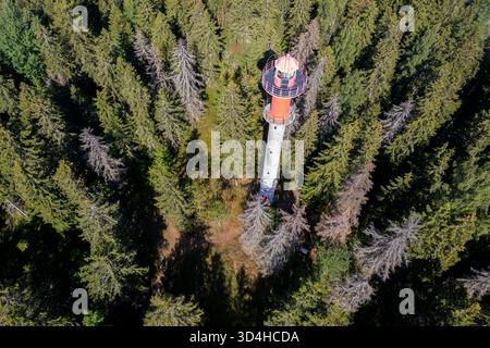 A lighthouse in Estonian Baltic sea coast Stock Photo