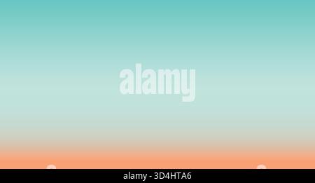 Abstract gradient teal to orange background. Light shade texture with subtle blue and red hues Stock Vector
