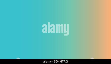 Gradient background with teal and orange colors. Abstract, vertical texture with smooth colorful gradation Stock Vector