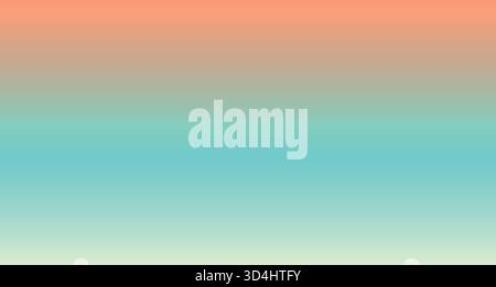 Gradient teal orange background with subtle red hues Abstract texture with smooth horizontal color transition Stock Vector