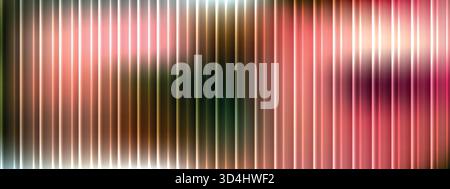 Ribbed glass texture featuring subtle fractal lines. Transparent layout with light refraction effect on gradient texture Stock Vector