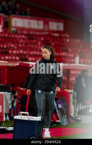 Birmingham City manager Amy Merricks prior to the Adobe Womens FA Cup ...