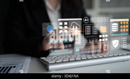 Digital file management system improves collaboration, enhances workflow, and supports secure cloud storage Parse Stock Photo