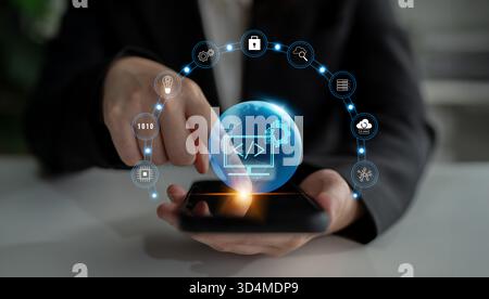 Global software development and coding solutions. Empowering businesses with custom application development and technology innovation. Motif Stock Photo