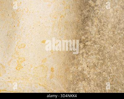 polished surface of sandstone flooring in Uplistsikhe Cave Town, Georgia on sunny summer day Stock Photo