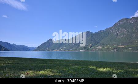 At the northern end of Lake Idro in Italy. Stock Photo