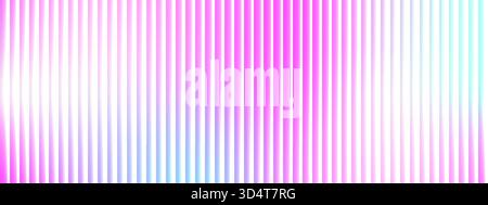 Vibrant gradient ribbed glass stripes background. Abstract pastel ripple glass texture with vertical lines. Modern holographic striped pattern Stock Vector