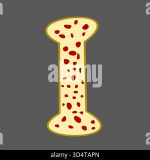 bone with osteoporosis medical illustration science health care projects Stock Vector
