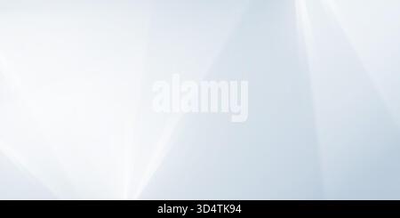 Abstract digital technology background featuring gentle gradient from white to light sky blue. Composition defined delicate overlapping translucent an Stock Photo