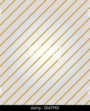 Elegant white background and diagonal gold stroke Stock Vector