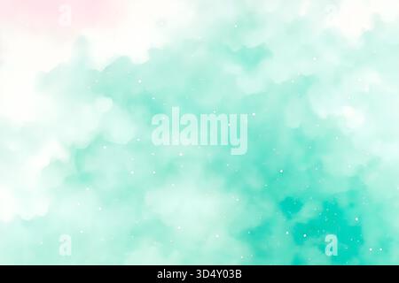 Watercolor Abstract Background – Soft Artistic Texture Stock Photo