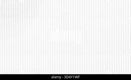 White Corrugated Paper Texture Background Stock Photo