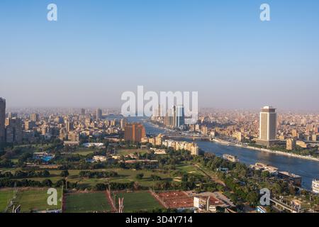 View of Zamalek area Cairo Egypt Stock Photo - Alamy