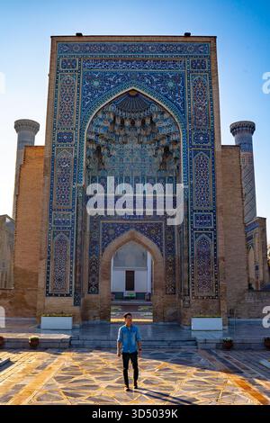 Evening, Gur-E-Amir Complex (Mausoleum), built 1403, Burial Site of ...