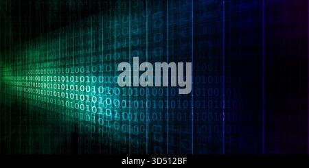 Binary Transaction Processing System Supporting Fintech Financial Technology Stock Photo