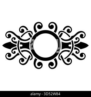 Celtic-Scandinavian design. Old Norse pattern Stock Vector