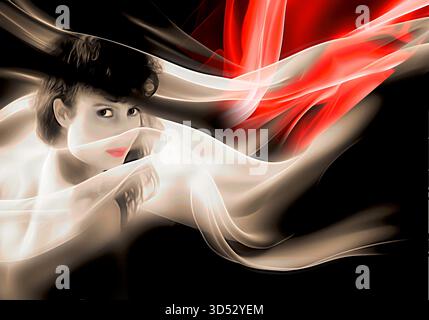 CONTEMPORARY ART: "Looking Back: by Edmund Nagele FRPS Stock Photo