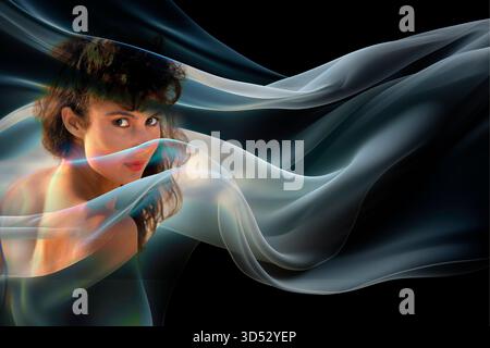 PHOTOGRAPHIC ART: "Looking Back" by Edmund Nagele FRPS Stock Photo