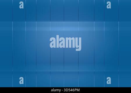Futuristic Abstract Blue Background with Vertical Lines, Technology Grid, and Central Light Glare..eps Stock Vector