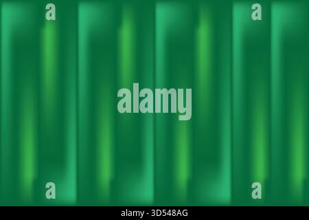 Modern abstract dark green background with vertical blurred light and shadow gradient effect. Ideal for nature, corporate, or technology themes. Stock Vector