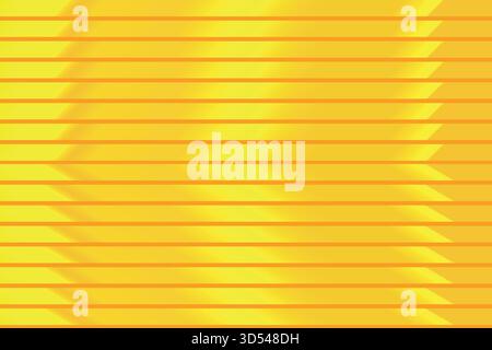 Vibrant yellow and orange abstract background with horizontal gradient slats. Perfect texture for digital backdrops, banners, web design Stock Vector
