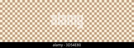 Marble Chess Floor Background. Checkered brown and beige diner pattern with irregular grid for a minimalist wallpaper and vintage backdrop.. Stock Vector