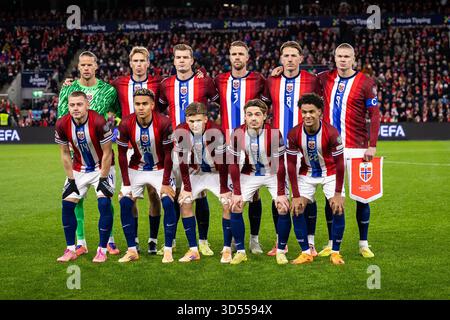 Oslo, Norway, 13 Nov 2025, Norwegian national football team at World Cup Qualifier, Anne-Marie Forker/Alamy Live News Stock Photo