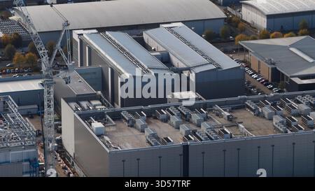 Data centers in Slough, United Kingdom. Stock Photo
