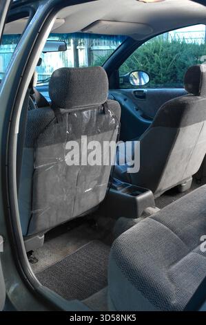 Rear seating interior car detail, USA Stock Photo