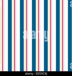 Stripes Vertical Seamless Pattern Design Stock Vector