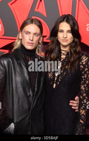 Elena Taber and Jamie Campbell Bower at the Rolling Stone UK Awards
