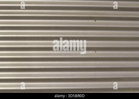 Corrugated metal surface abstract textured background Stock Photo
