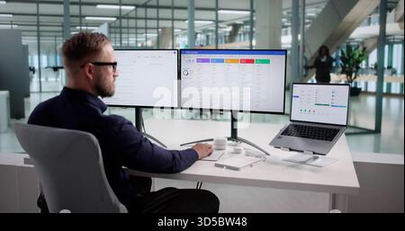 Maximizing Customer Loyalty Through Integrated CRM Systems And Staff Utility. Stock Photo