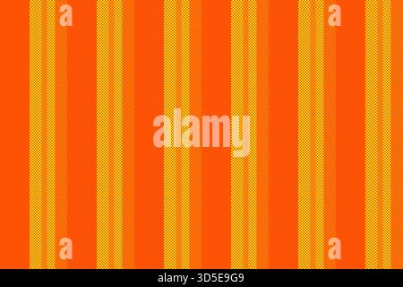 Bold vertical striped pattern in shades of orange and yellow. Retro, vintage vibe. Great for backgrounds, textiles, or playful graphic design projects Stock Vector
