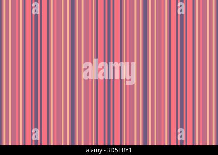 Retroinspired vertical stripes in various shades of pink and purple create a vibrant and versatile background. Perfect for textiles, web design, and c Stock Vector