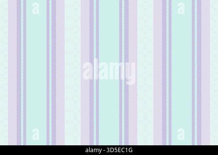 Pastel vertical stripe pattern. Soft, calming textile design in light blue, lavender, and white hues. Seamless repeat for backgrounds, prints, and tex Stock Vector