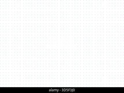 Dotted squared grid graph paper for notebooks. Dotted wide background. Blue dot texture pattern for bullet journal. Printable backdrop sheet Stock Vector