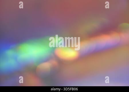 Colorful abstract background with soft rainbow hues and bokeh effect Stock Photo