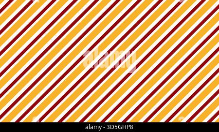 Gift wrapping paper red and yellow diagonal stripes background, vector illustration Stock Vector